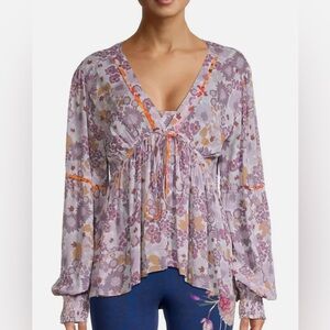 NWT Johnny Was Darla Peasant blouse